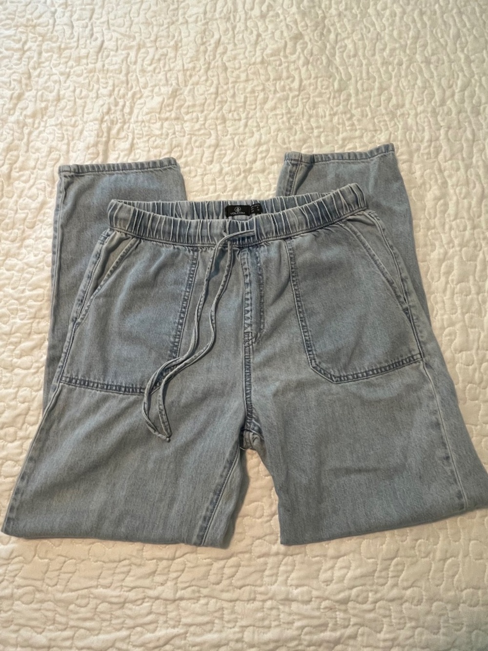 Volcom Denim Joggers Women’s Small (4/6)